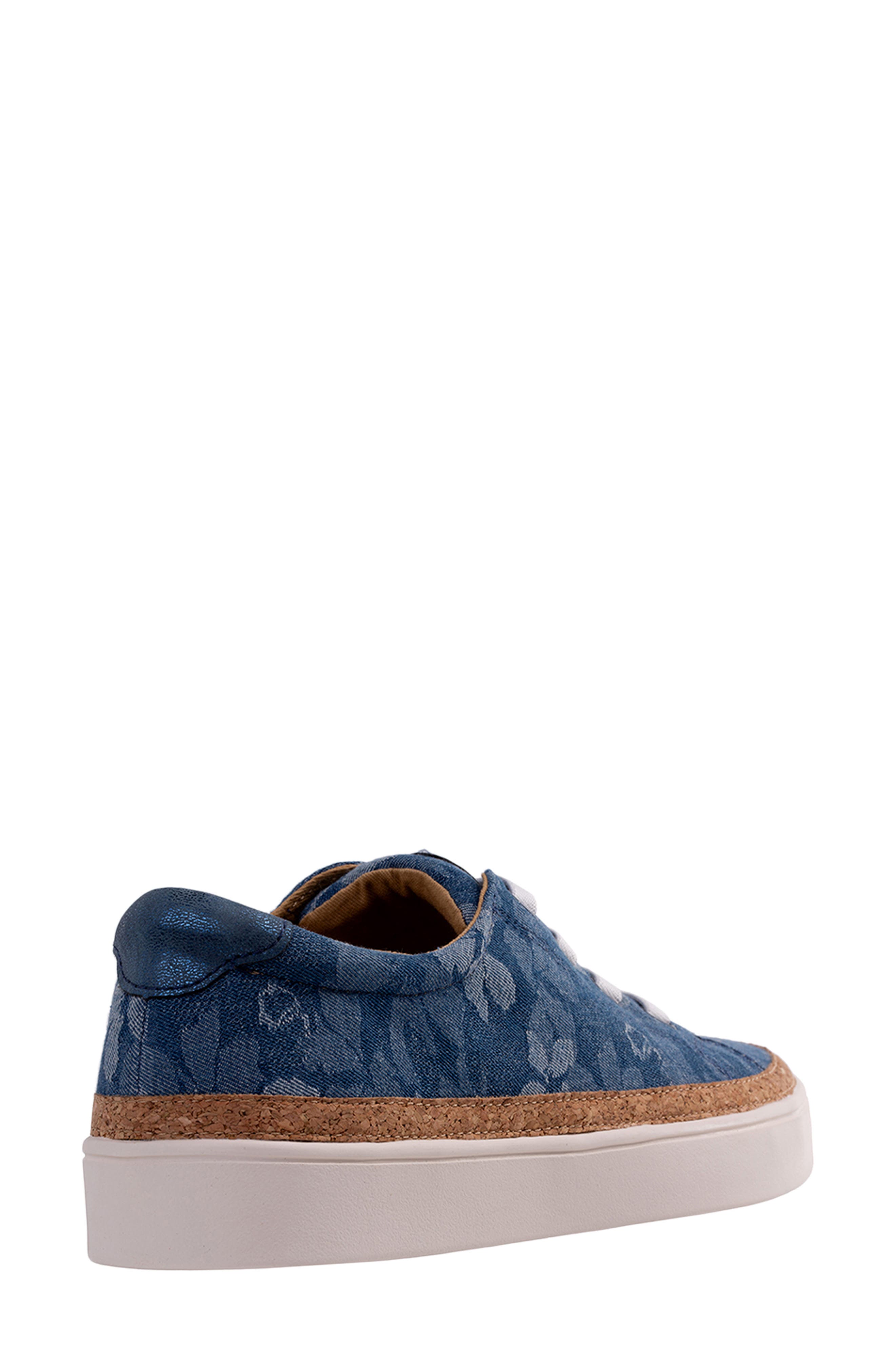Hermosa Sneaker, Alternate, color, DENIM FLORAL