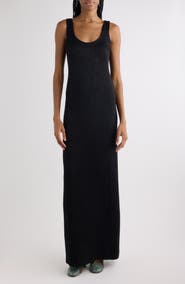 Dries Van Noten Matelassé Jacquard Column Gown