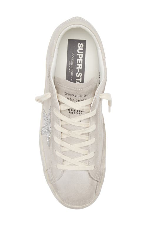 Golden Goose Super-star Sneaker In Grey/silver