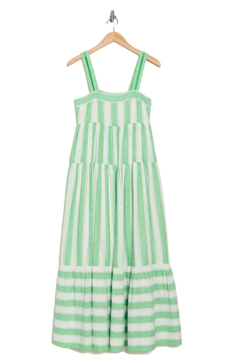 Simkhai Bora Stripe Maxi Dress, Alternate, color, Parakeet Stripe