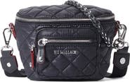 MZ Wallace Micro Crosby Diamond Quilted Nylon Sling Bag
