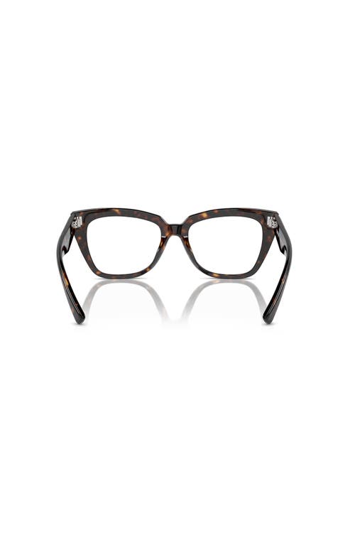 Ferrari 54mm Square Optical Glasses In Brown