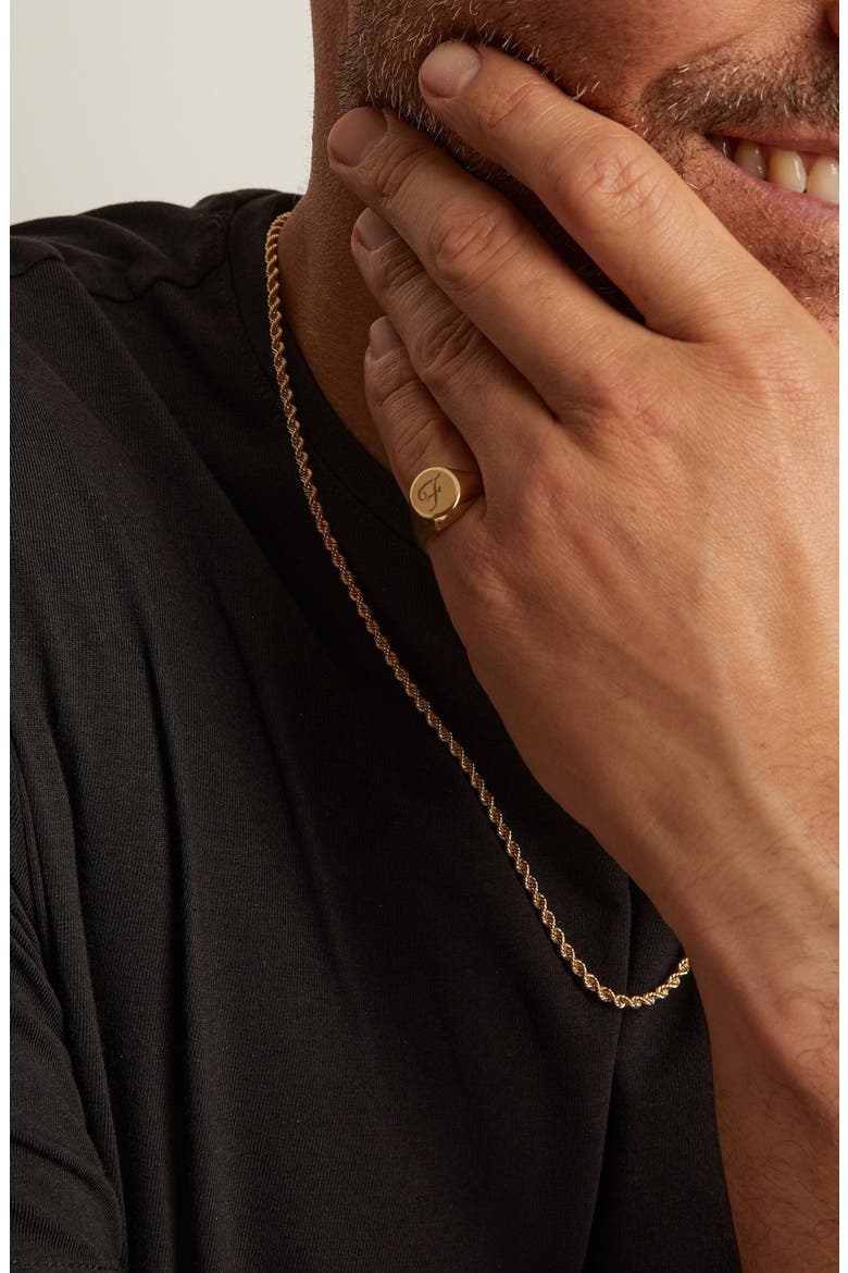 Rope Chain Necklace, Alternate, color, Yellow