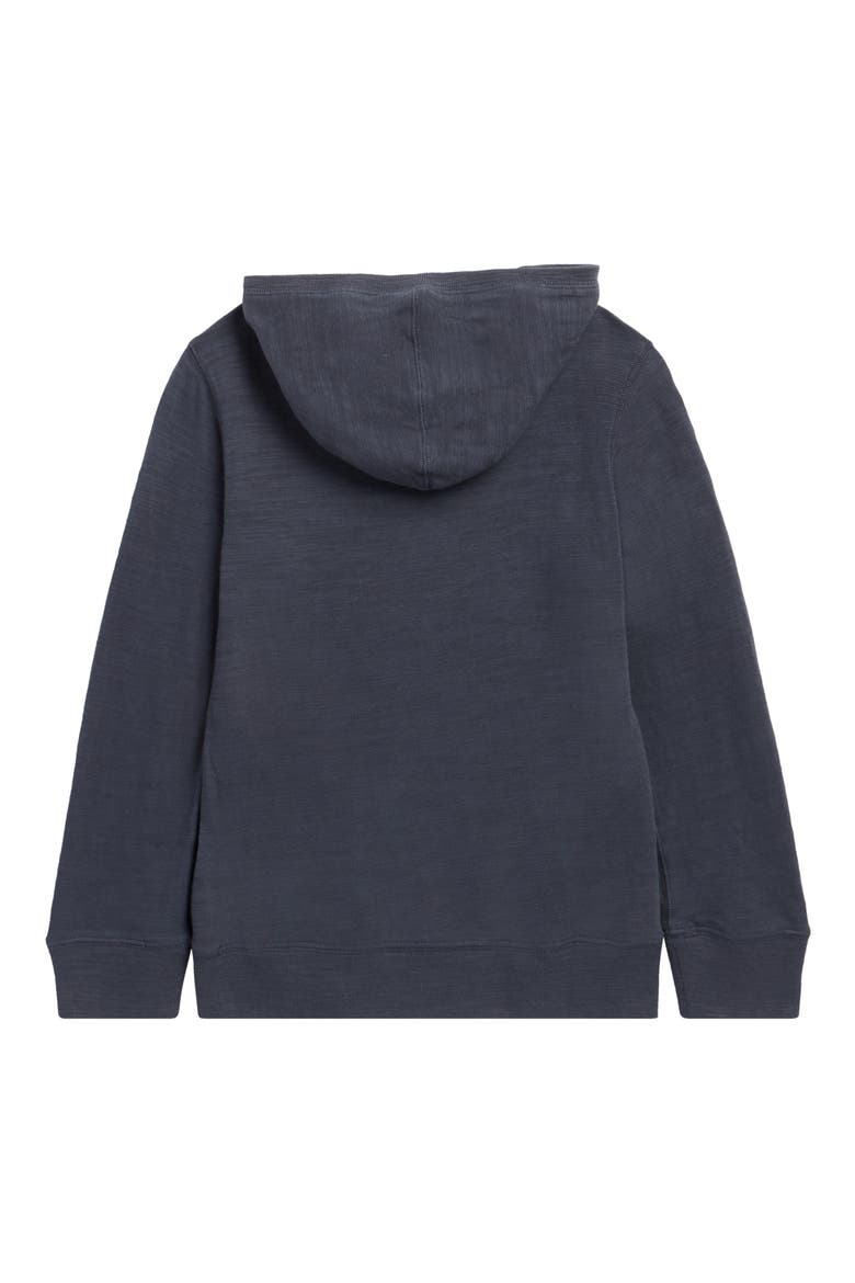 Kids' Slub Cotton Hoodie, Alternate, color, BLUE NIGHTS