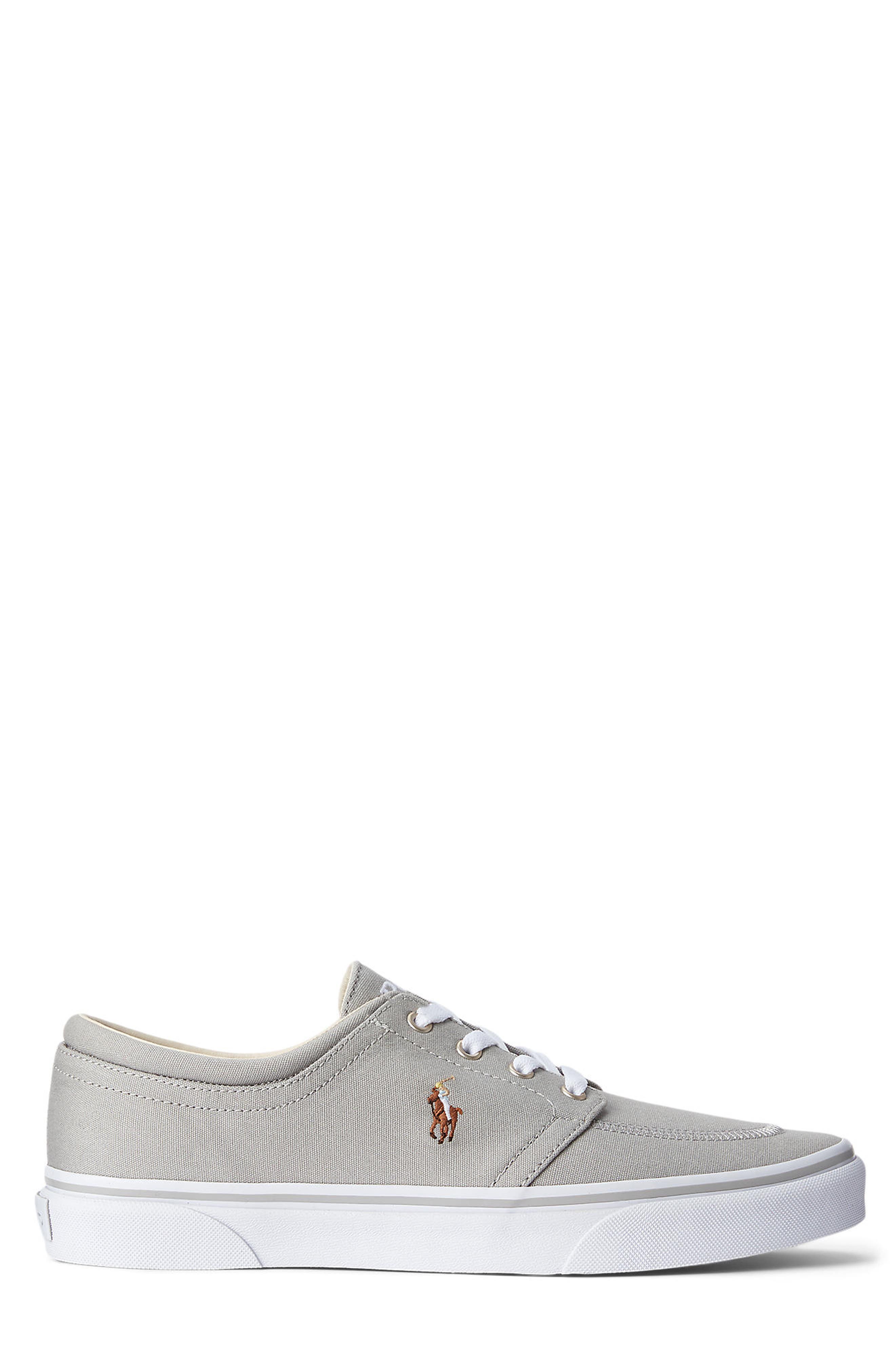 Ralph Lauren Faxon X Sneaker, Alternate, color, Soft Grey/Multi Pp