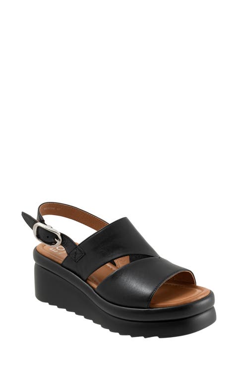 Mentas Slingback Platform Wedge Sandal (Women)