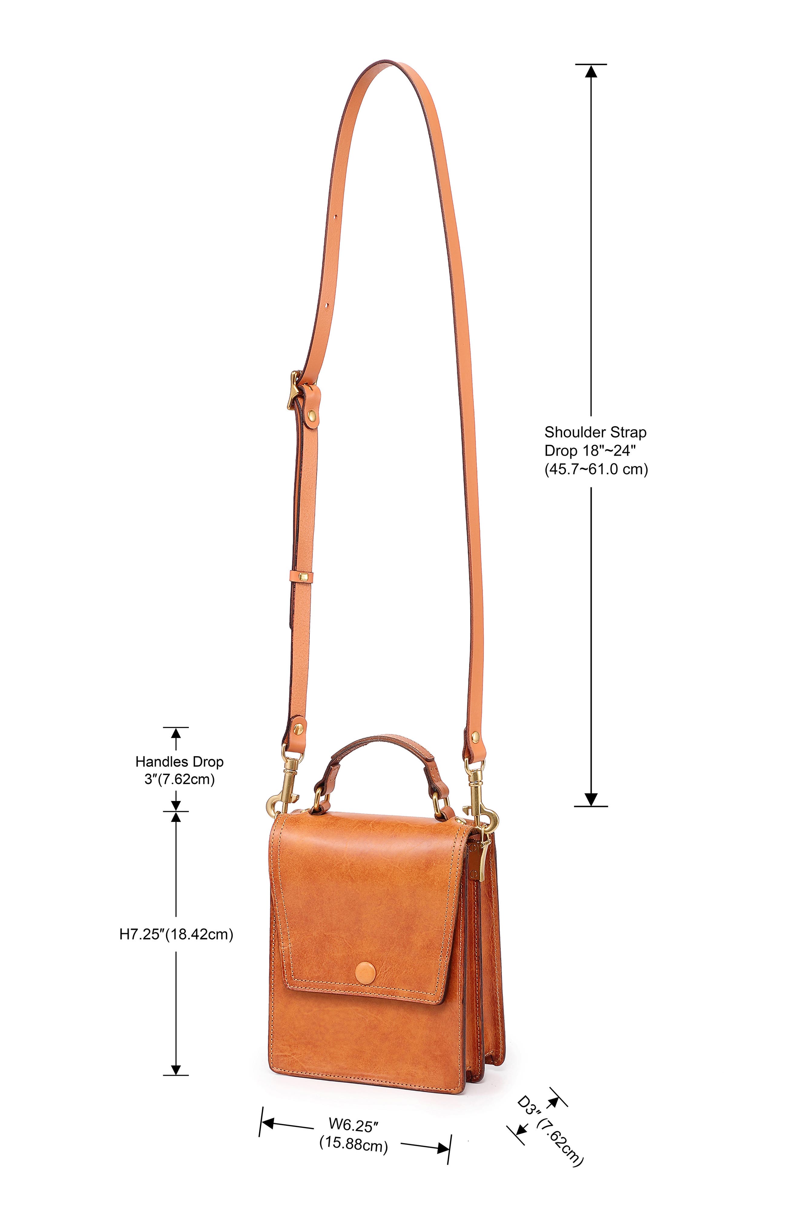 Basswood Leather Crossbody Bag, Alternate, color, CARAMEL