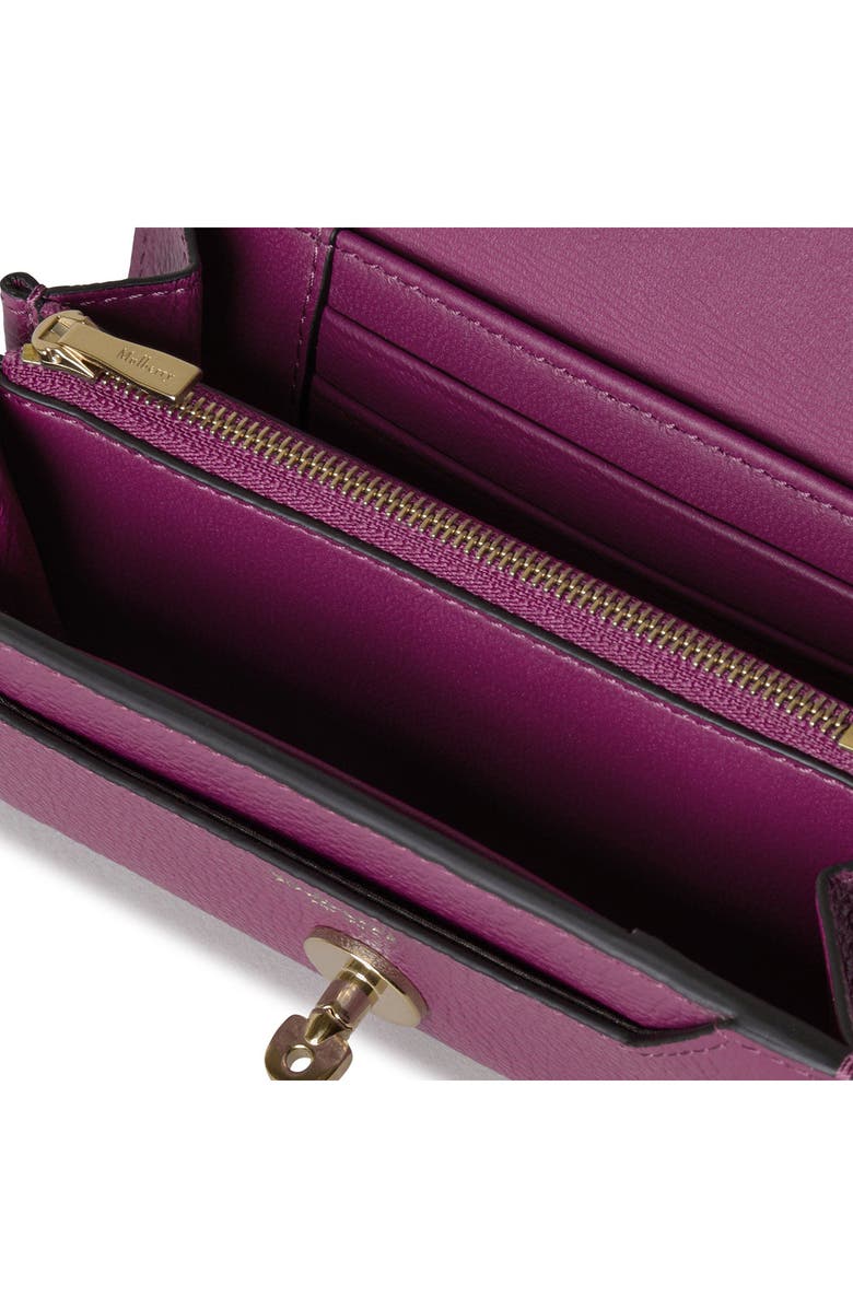 Mulberry Medium Darley Leather Wallet, Alternate, color, Orchid Bloom