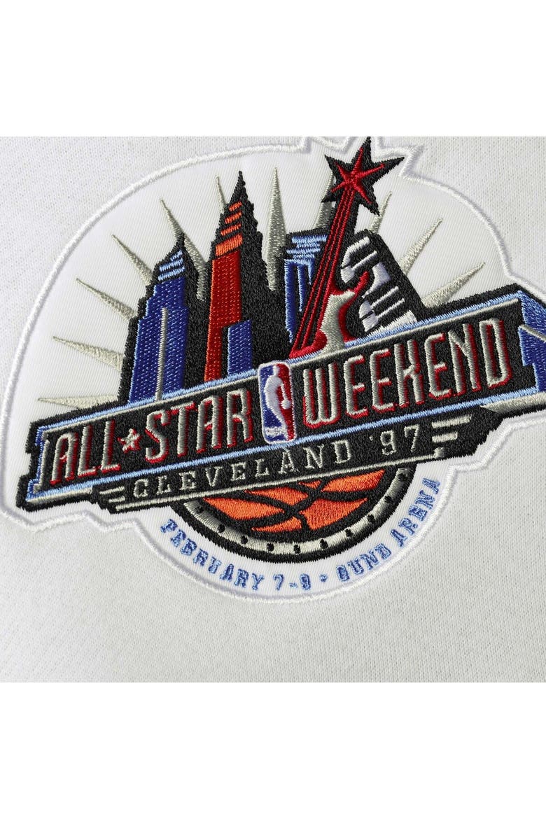 Men's Mitchell & Ness Black NBA Hardwood Classics 1997 All-Star Game Colorblock Fusion Pullover Hoodie, Alternate, color, Black