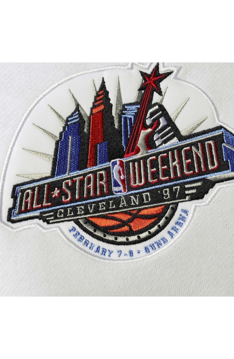 Mitchell & Ness Men's Mitchell & Ness Black NBA Hardwood Classics 1997 All-Star Game Colorblock Fusion Pullover Hoodie, Alternate, color, Black
