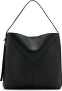 MANGO Large Faux Leather Bucket Bag