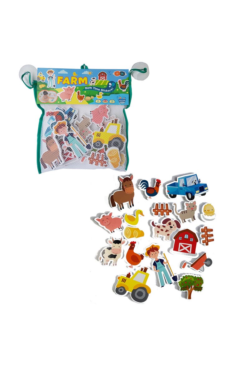 Farm Bath Time Stickers, Age 3+, Alternate, color, Multicolored
