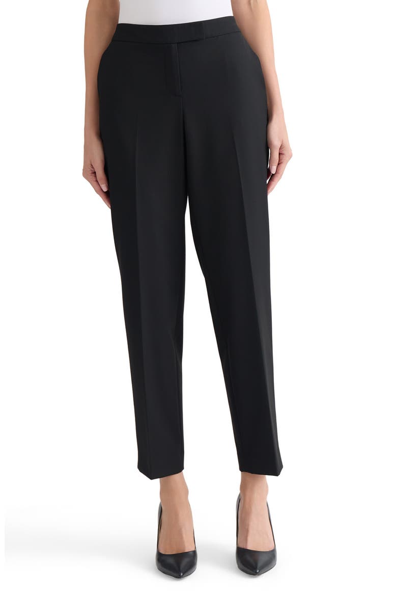 Washable Claire Straight Leg Pants, Main, color, BLACK