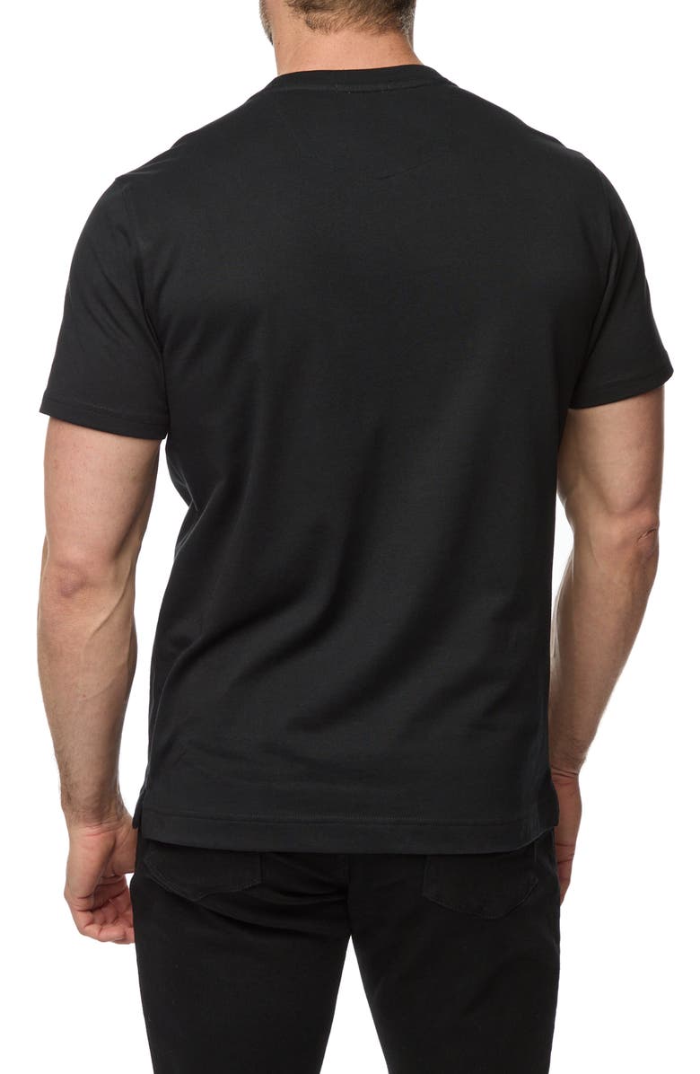 Robert Graham Glowing Skull Embroidered Cotton Graphic T-Shirt, Alternate, color, 