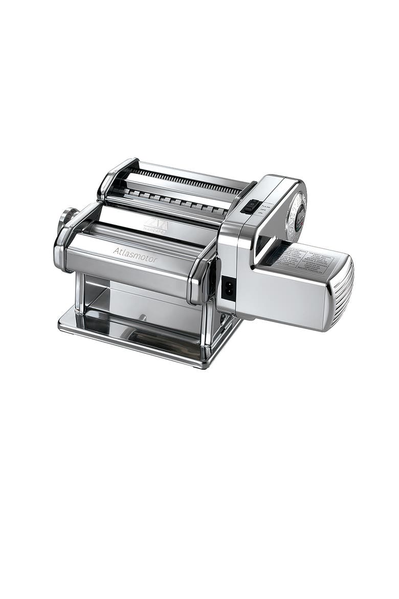 Atlas 150 Atlasmotor Electric Pasta Machine, Silver, Main, color, Silver