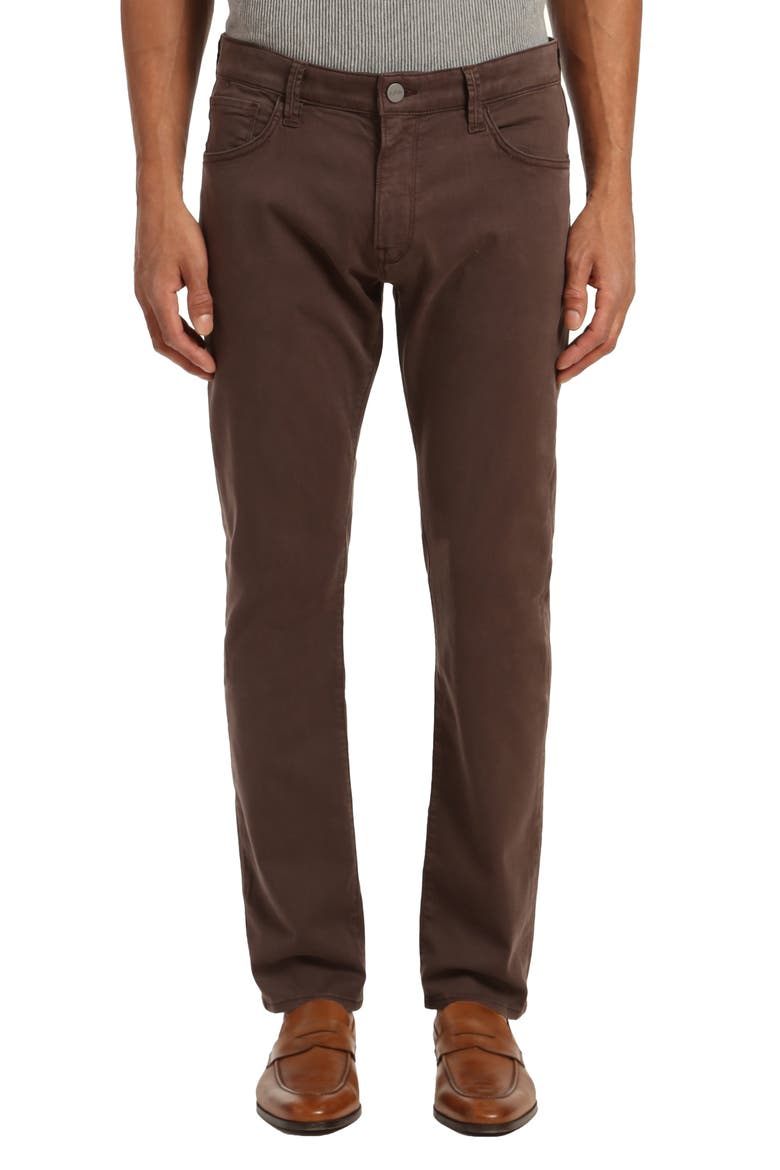 Courage Straight Leg Twill Pants, Main, color, FUDGE TWILL