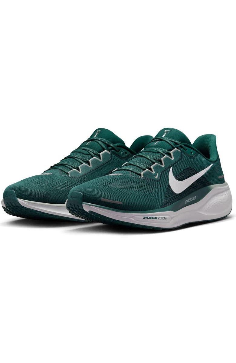 Nike Unisex Nike Green Philadelphia Eagles Zoom Pegasus 41 Running Shoes, Alternate, color,