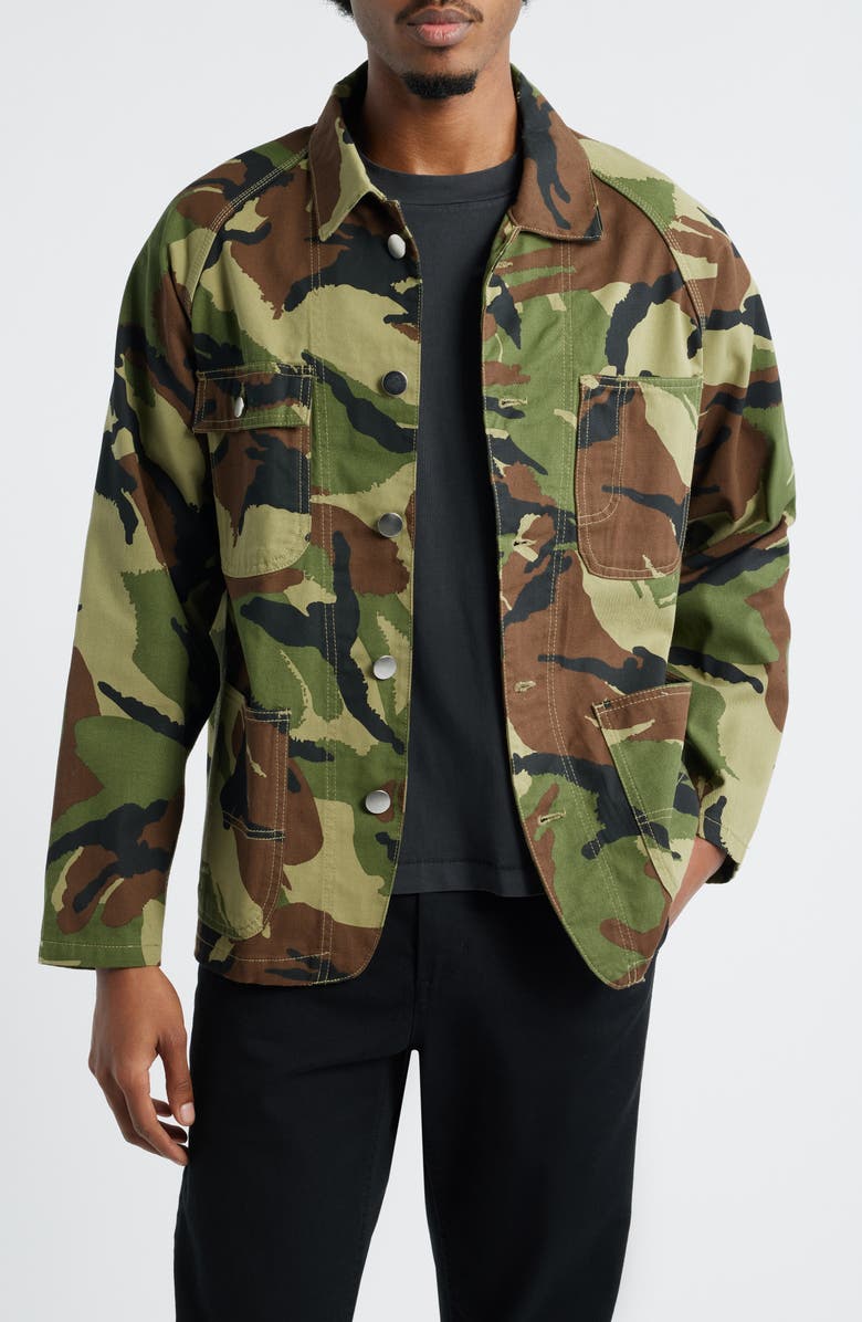 Service Works Woodland Coverall 2.0 Jacket, Main, color, Woodland