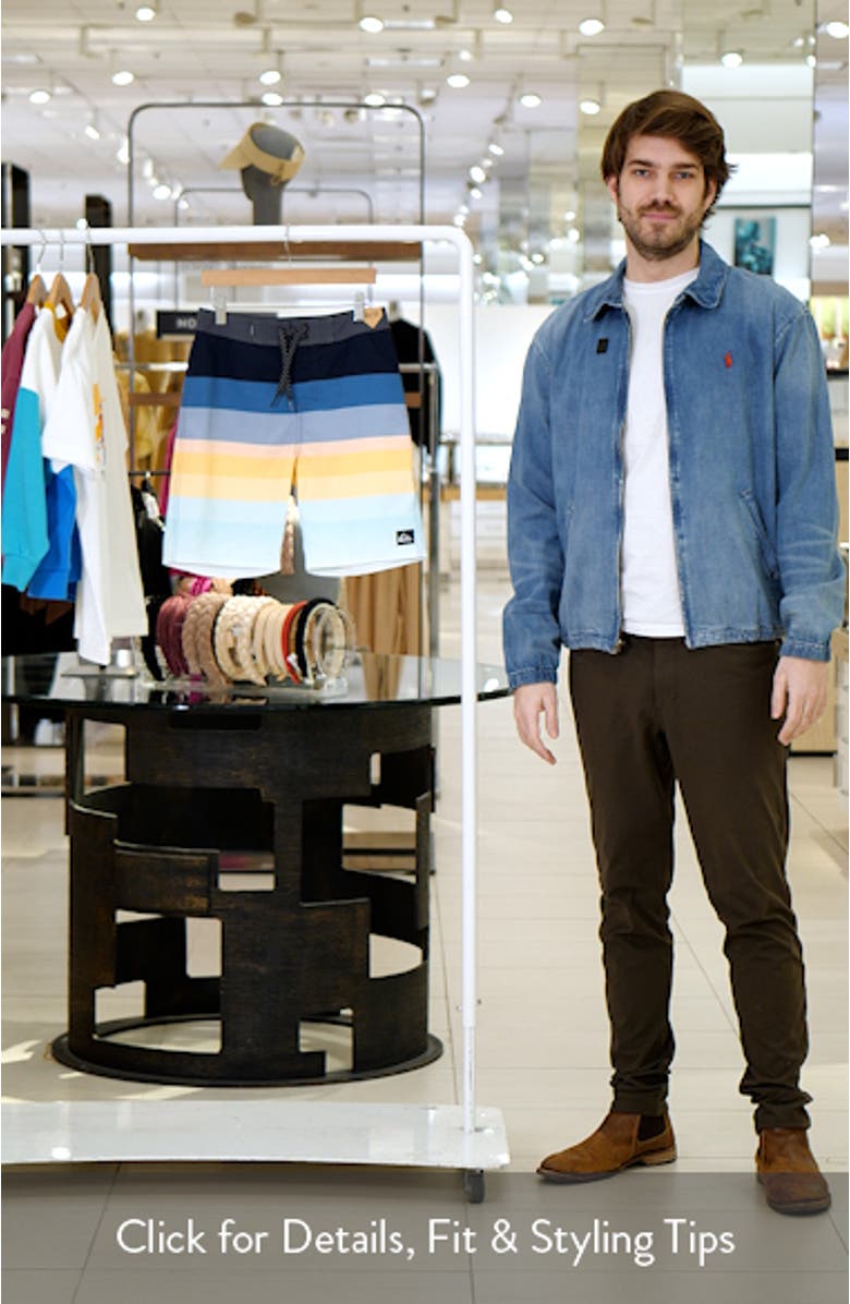 Kids' Everyday Massive Stripe Swim Trunks, sales video thumbnail