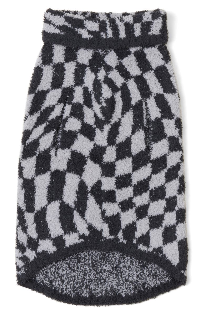 Barefoot Dreams<sup>®</sup> Wavy Check Pet Sweater, Main, color, 