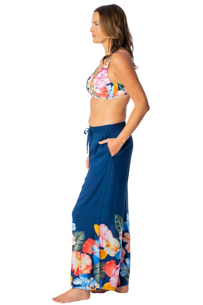 Vera Surplice Bra Bikini Top, Alternate, color, PANTHEON BLUE