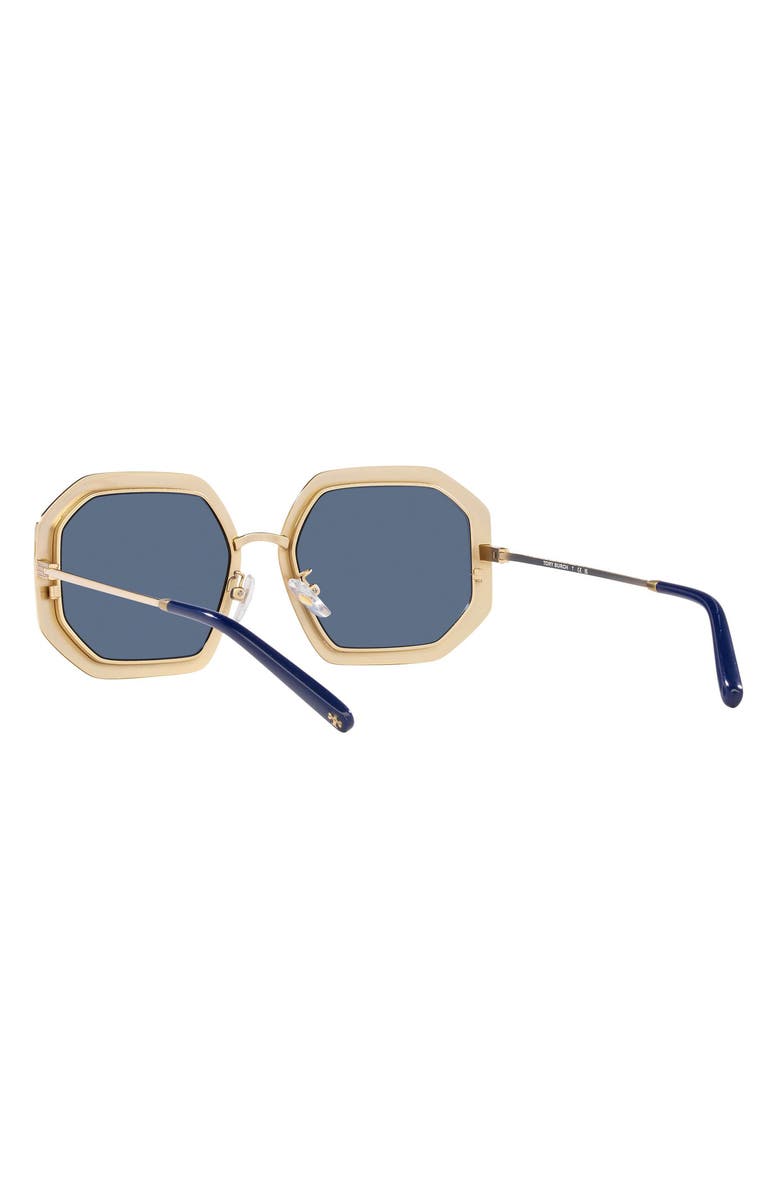 Tory Burch 52mm Irregular Sunglasses, Alternate, color, 