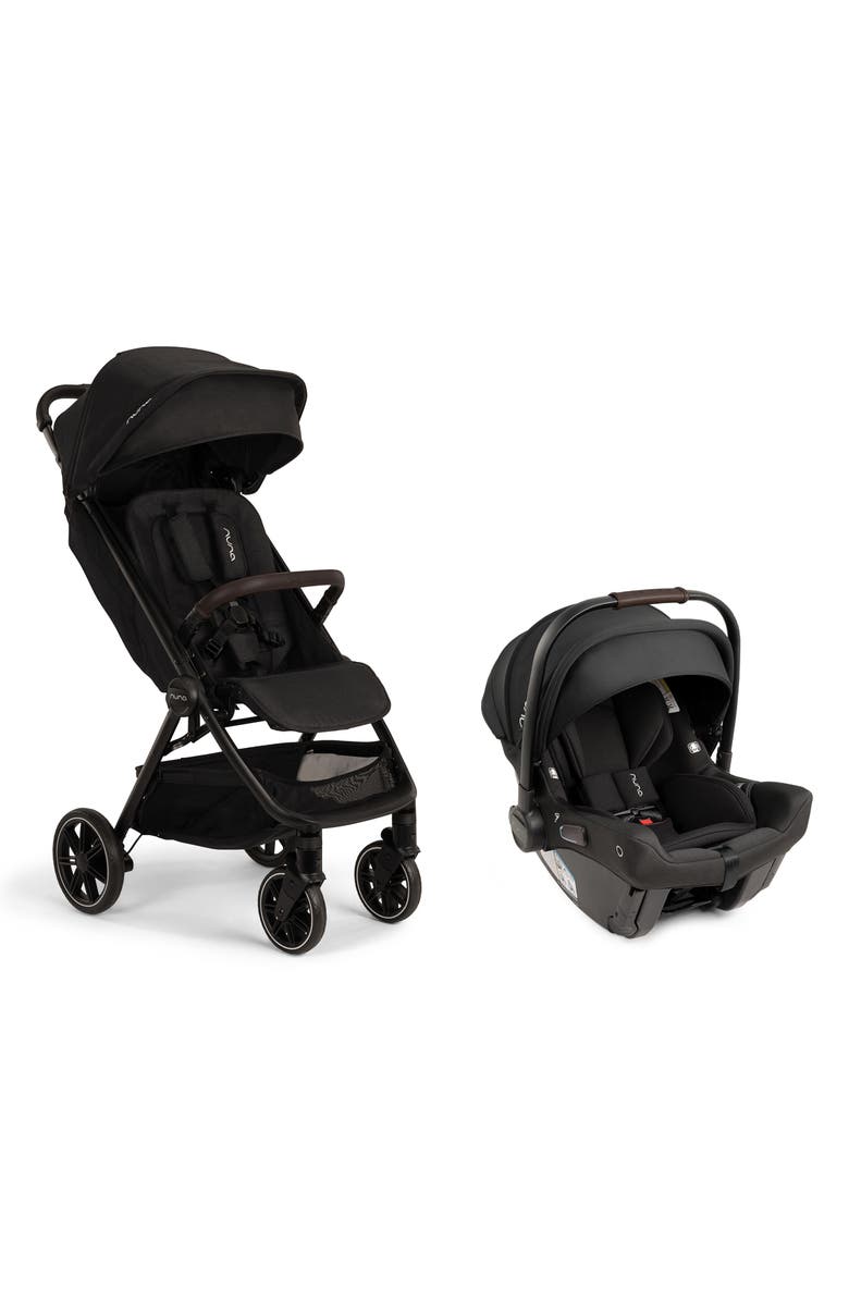 Nuna TRVL<sup>™</sup> LX + PIPA<sup>™</sup> urbn Stroller & Car Seat Travel System, Main, color, Caviar/ Chocolate