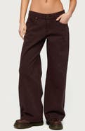 EDIKTED Roman Low Rise Baggy Jeans