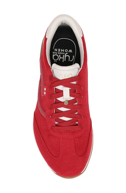 Ryka Women's Era Low Profile Lace Up Sneakers In Red