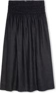 Rails Alessa Smock Waist Linen Skirt