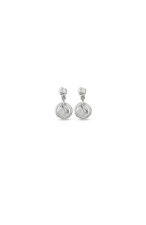 Unode50 Mini Curve Hoops In Metallic