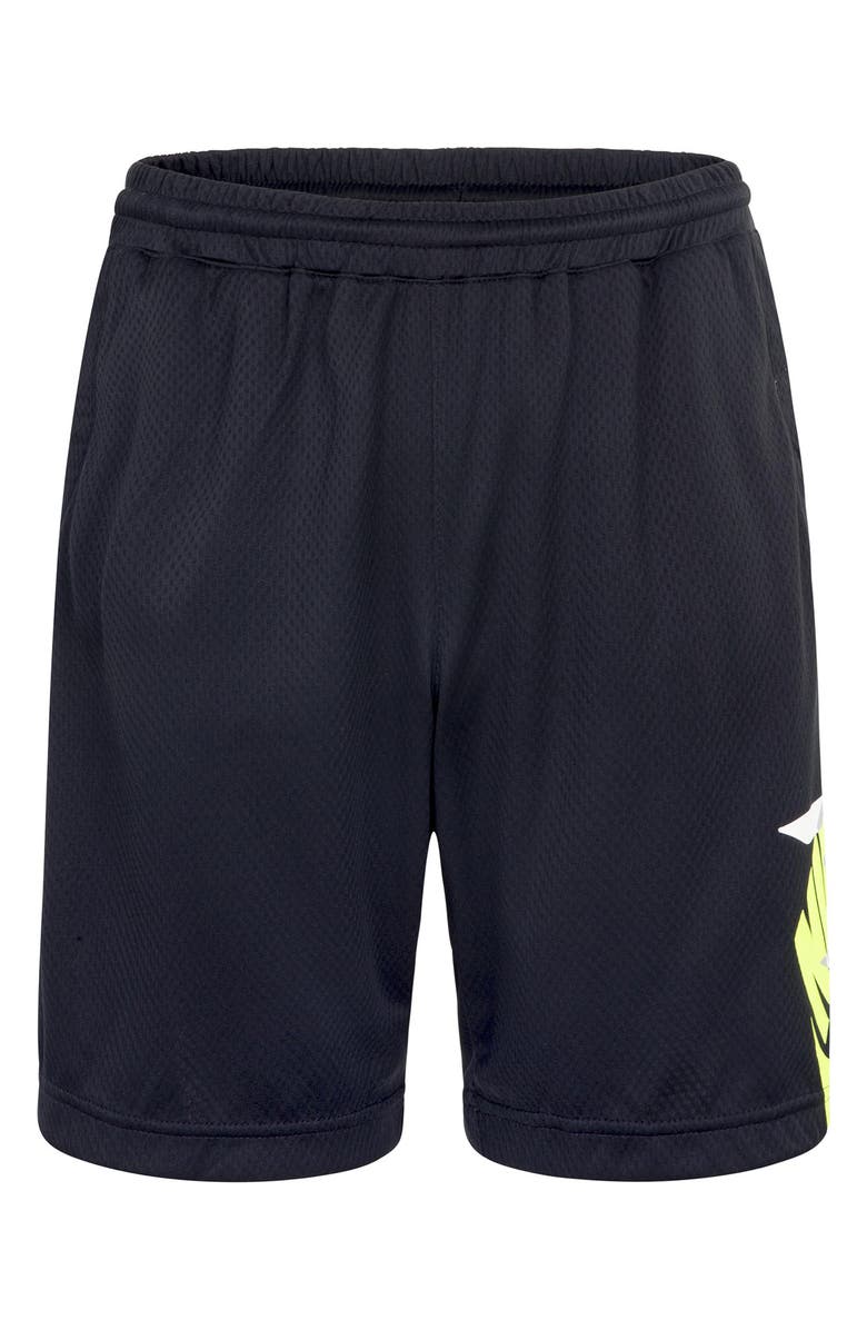 3 Brand Kids' Essential Mesh Shorts, Main, color, Black