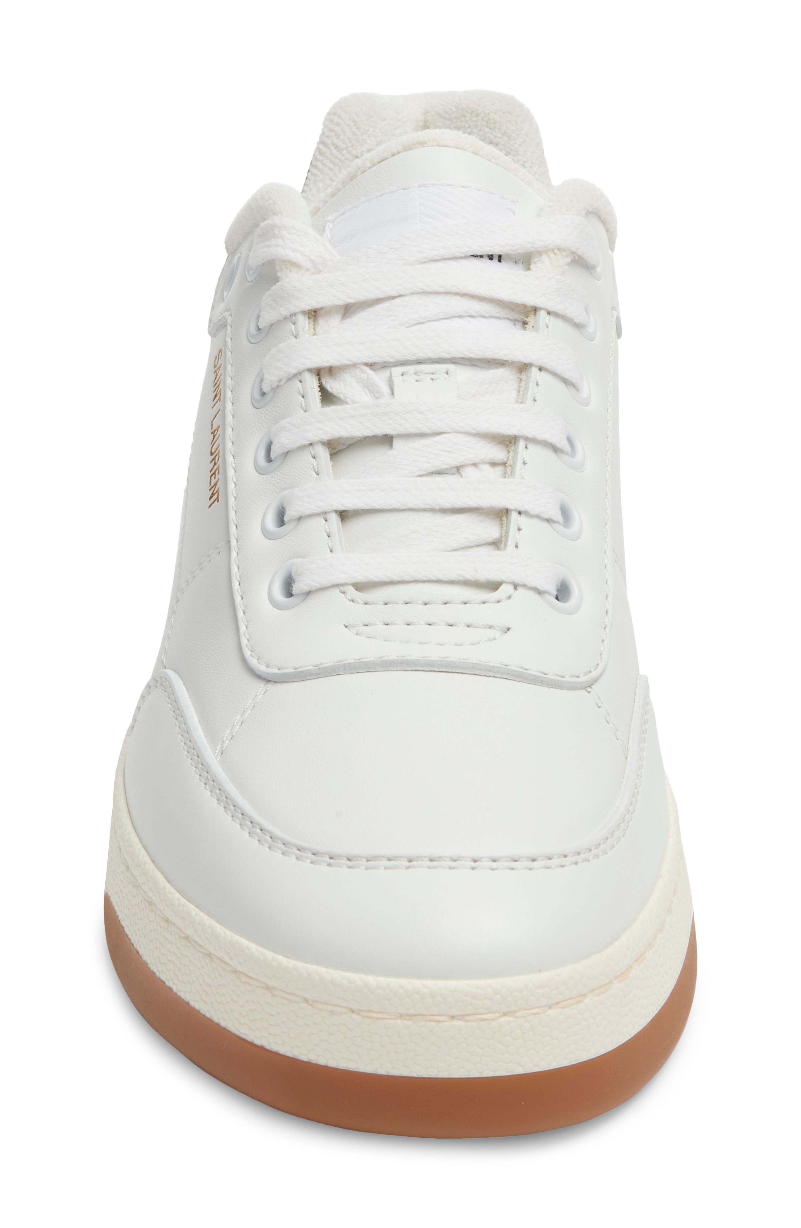 Saint Laurent SL/61 Sneaker, Alternate, color, Blanc Optique/ Nero