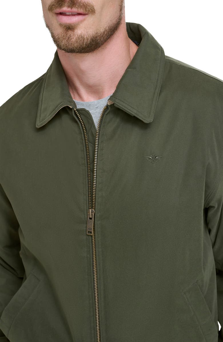 Dockers<sup>®</sup> Microtwill Bomber Jacket, Alternate, color, Olive
