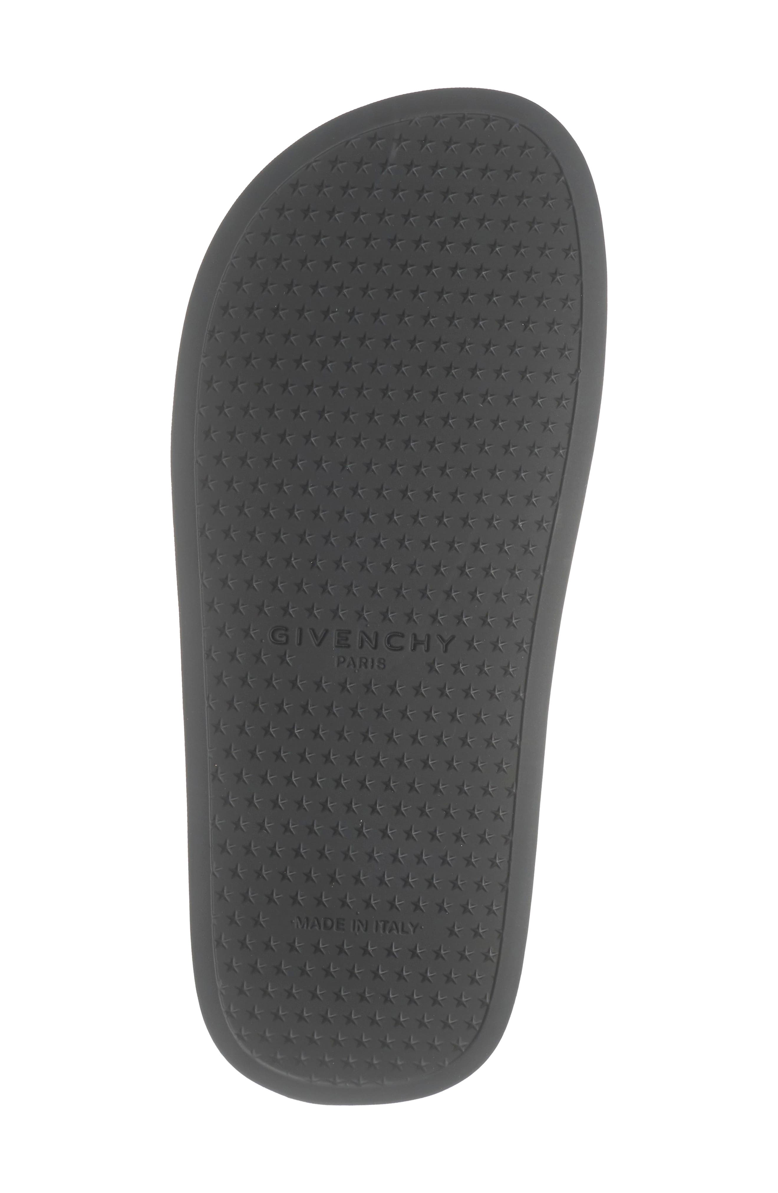 Givenchy Logo Slide Sandal, Alternate, color, Black