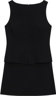 Theory Boat Neck Minidress