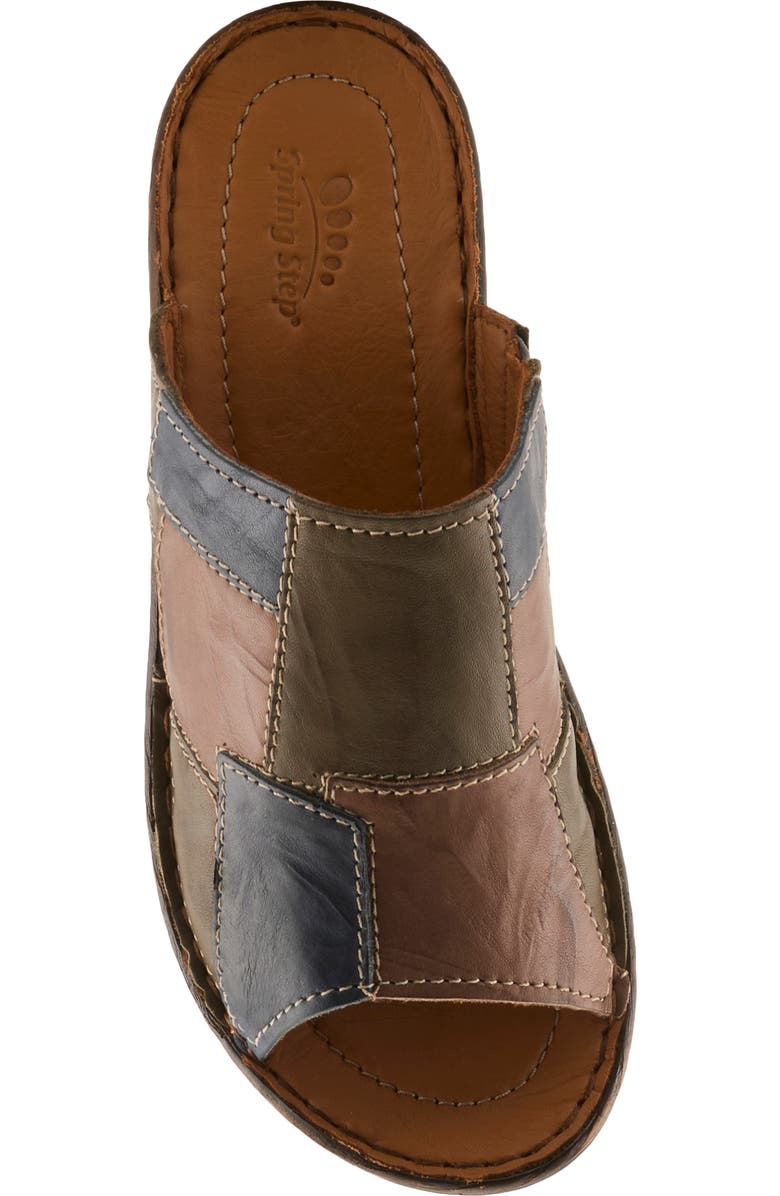 Spring Step Nivara Slide Sandal, Alternate, color, Olive Multi