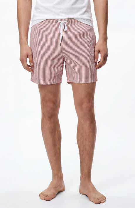 Onia Classic Seersucker Swim Trunks