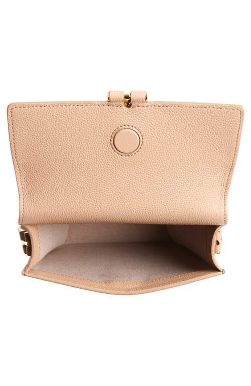 Tom Ford Mini Tara Grained Leather Crossbody Bag In Powder Pink