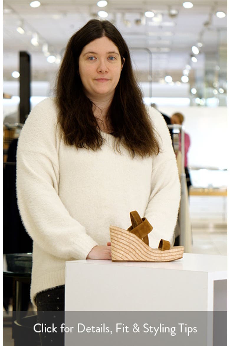 Contessa Espadrille Platform Wedge Sandal video