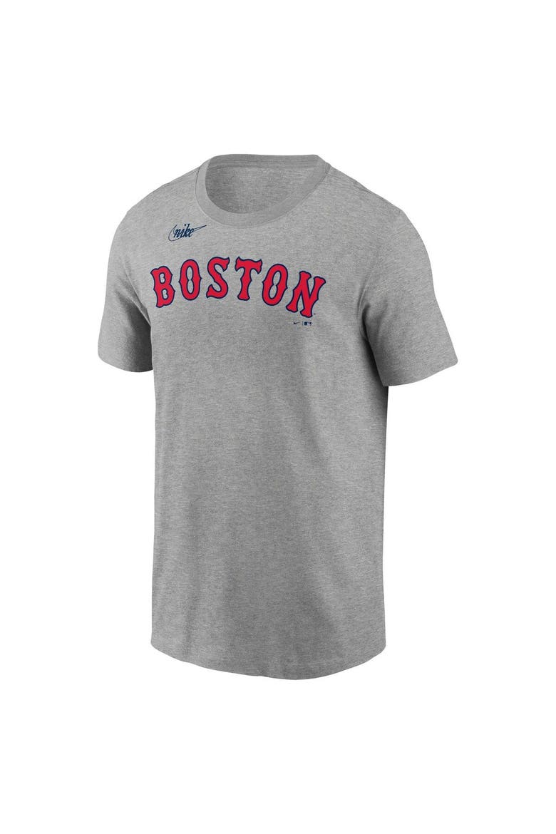 Men's Nike David Ortiz Heather Gray Boston Red Sox Name & Number T-Shirt, Alternate, color, Gray