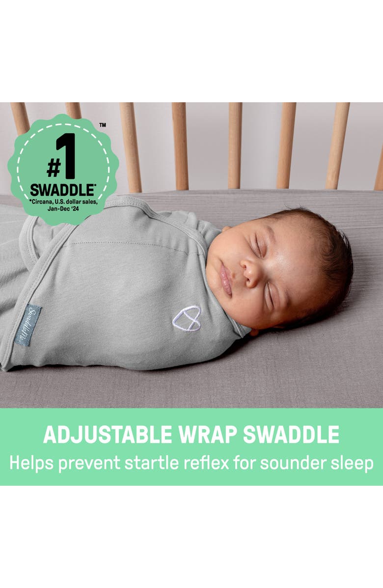 INGENUITY SwaddleMe by Ingenuity Original Swaddle for Baby, Alternate, color, Peekaboo Sloth