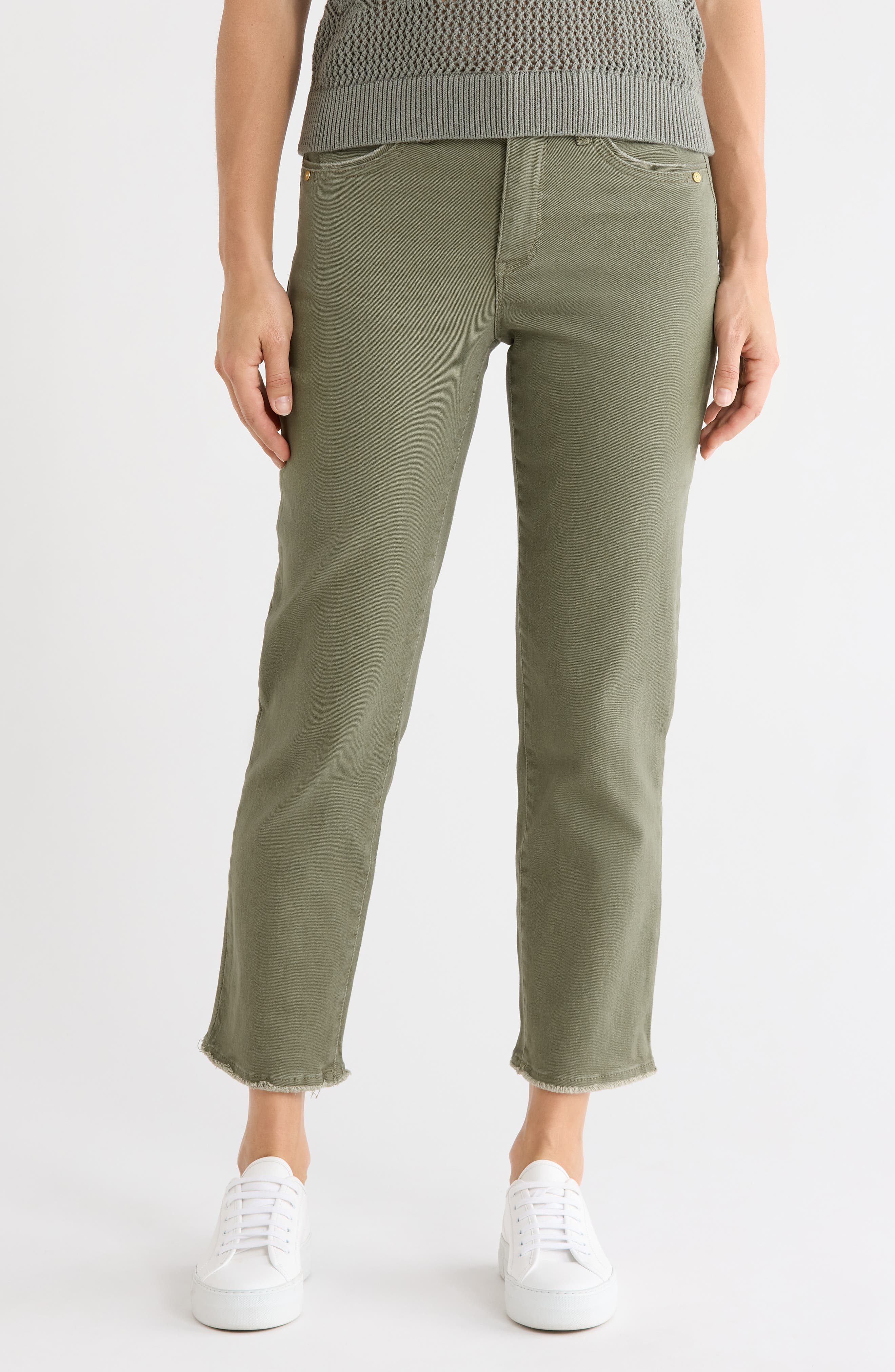 Democracy 'Ab'Solution High Waist Slim Straight Leg Jeans