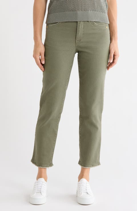'Ab'Solution High Waist Slim Straight Leg Jeans