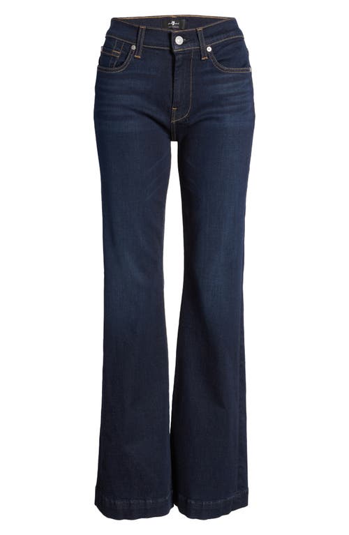 7 For All Mankind Dojo Tailorless Wide Leg Trouser Jeans In Blue