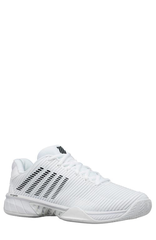 K-Swiss Hypercourt Express 2 Tennis Shoe in White/Black/White  product
