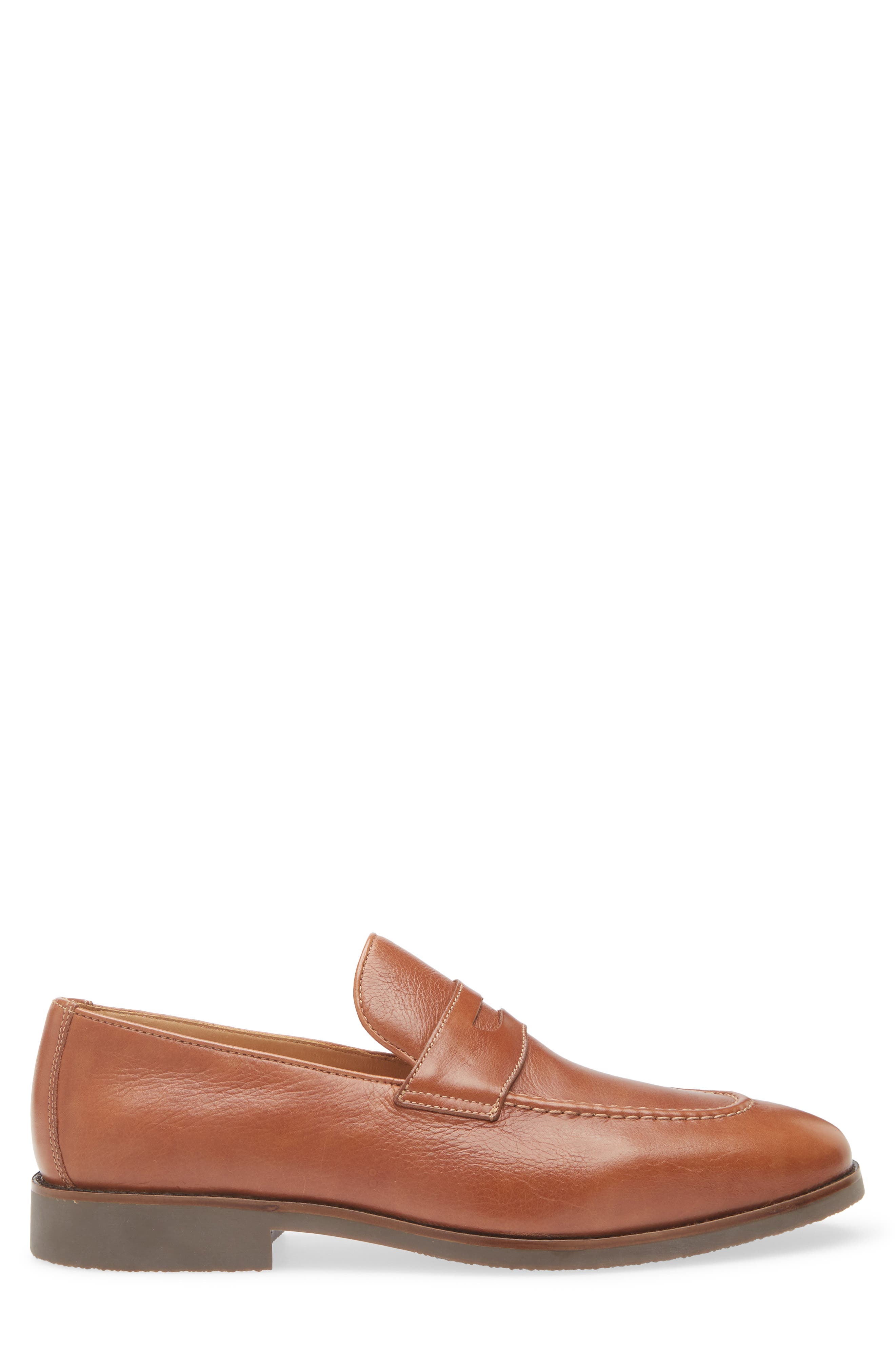 Peter Millar Madison Penny Loafer, Alternate, color, Cognac