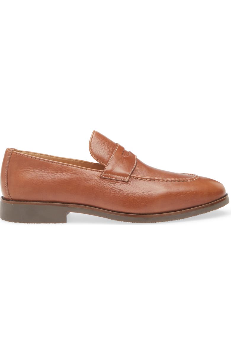 Peter Millar Madison Penny Loafer, Alternate, color, Cognac
