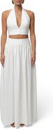 JLUXLABEL Haven Halter Crop Top & Maxi Skirt Set