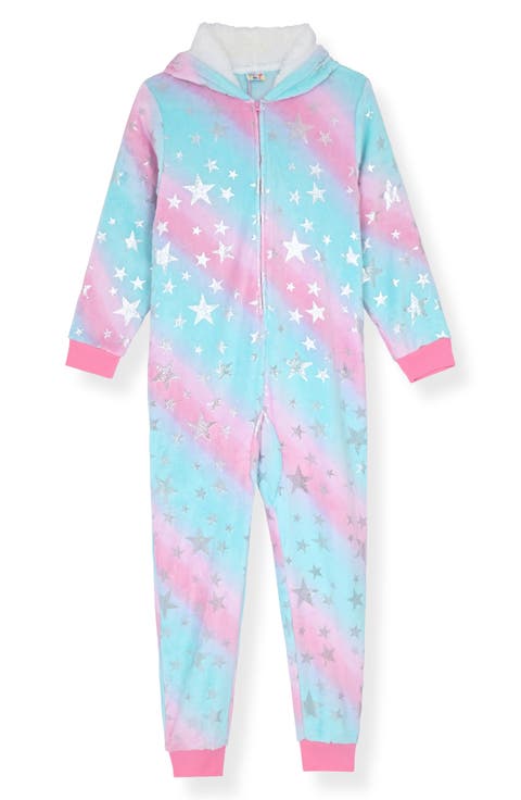 Kids' Unicorn Fleece Hooded Romper (Big Kid)